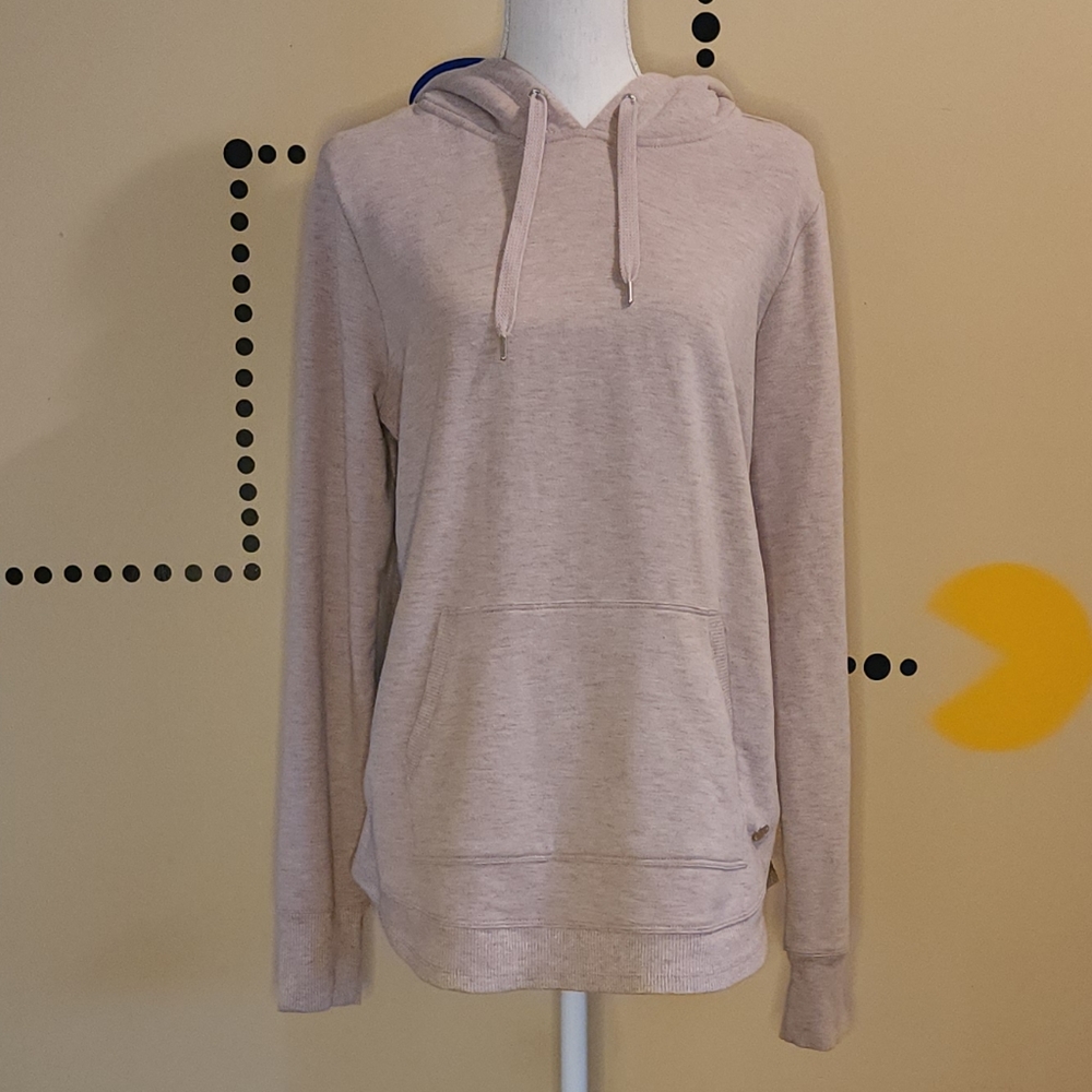 Ideology pink gray hoodie sweater L